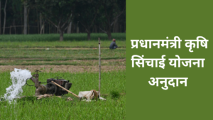 प्रधानमंत्री कृषि सिंचाई योजना अनुदान